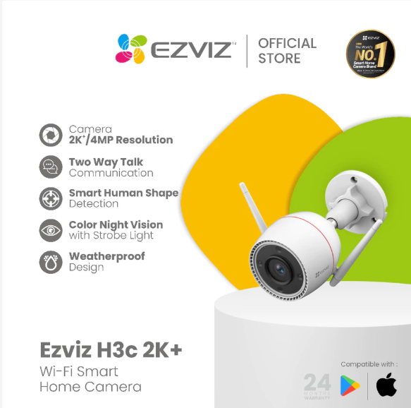 Ezviz H3c 2K+ Wifi Camera